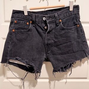 Levi 501 Distressed Jean Shorts